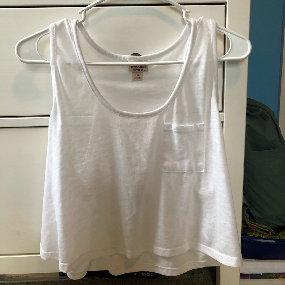 Mossimo White Tank Top